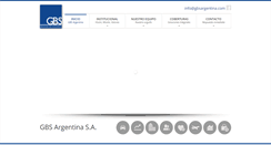 Desktop Screenshot of gbsargentina.com