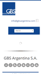 Mobile Screenshot of gbsargentina.com