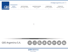 Tablet Screenshot of gbsargentina.com